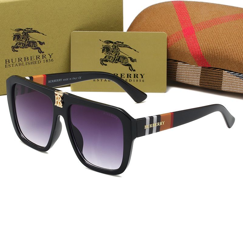 Fashion Unisex Plaid Frame Sunglasses