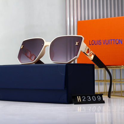 Hexagonal Oversized Sunglasses-With Gift Box