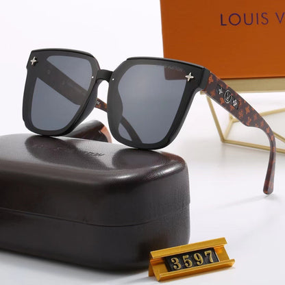 Full loge Frame Oversized Sunglasses-With Gift Box