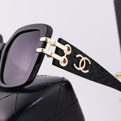 Fashion Large Frame Sunglasses CC-With Gift Box