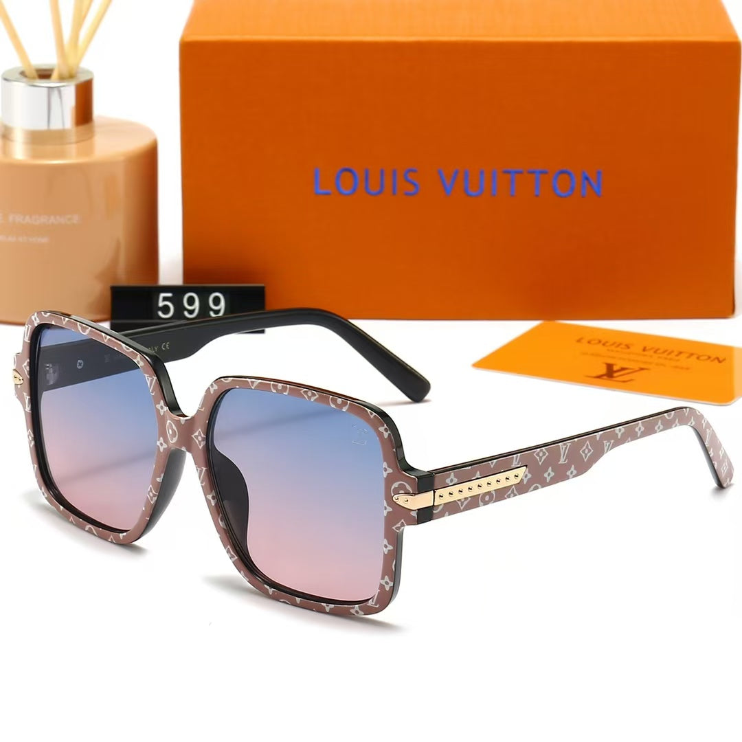 Fashion Printed Frame Sunglasses VV-With Gift Box