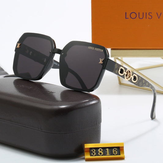 Full Logo Frame Sunglasses-With Gift Box