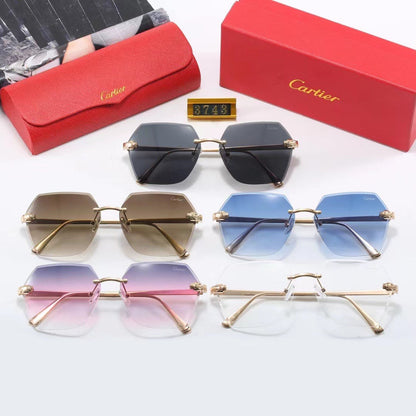 Rimless Sunglasses-With Gift Box