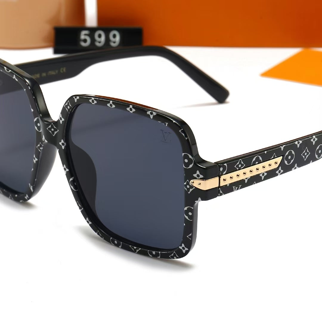 Fashion Printed Frame Sunglasses VV-With Gift Box