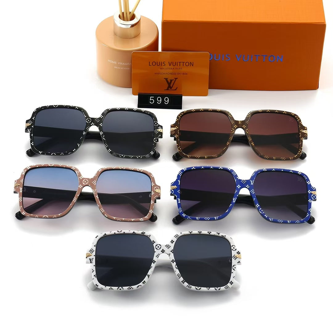 Fashion Printed Frame Sunglasses VV-With Gift Box