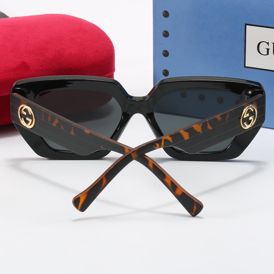 Amber Pattern Sunglasses-With Gift Box