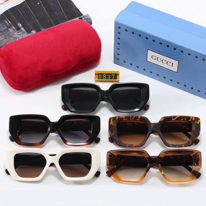 Amber Pattern Sunglasses-With Gift Box