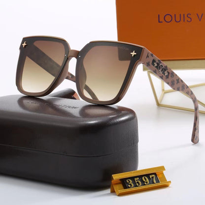 Full loge Frame Oversized Sunglasses-With Gift Box