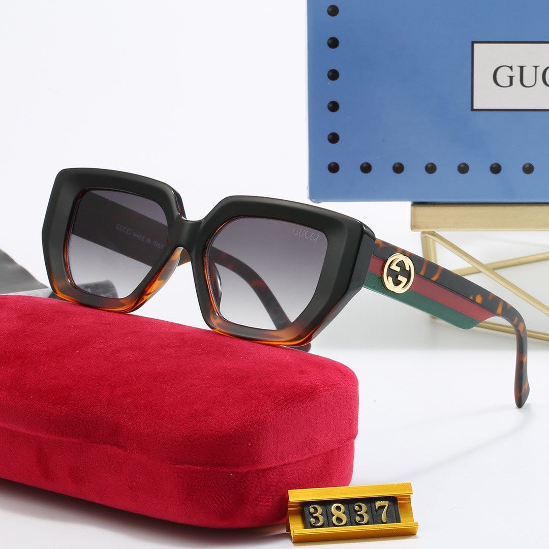 Amber Pattern Sunglasses-With Gift Box