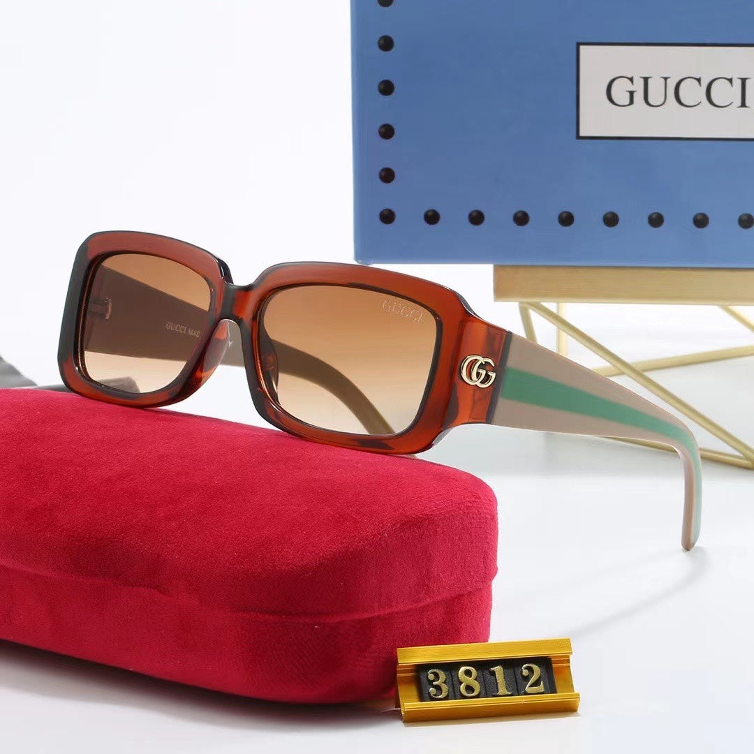 Chunky Frame Retro Sunglasses-With Gift Box