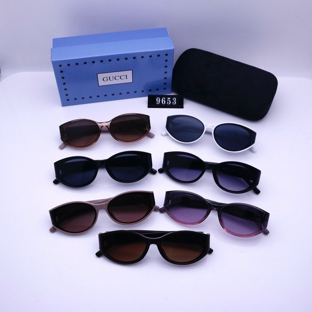 Fashion hot 7 color sunglasses 9653